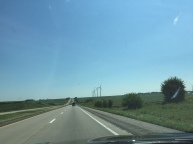 Driving from Lincoln Nebraska to Des Moines Iowa