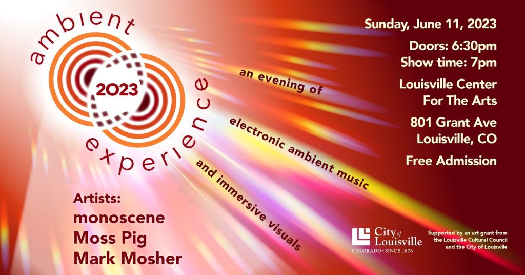 Ambient Experience Concert with Immersive Visuals Sunday Jun 11, 2023